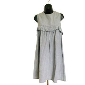 NWOT PASKAL NEW womens  grey/black  check sleeveless loose dress expensive brand